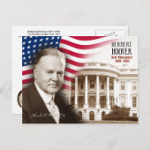 Herbert Hoover – 米国第31代大統領 ポストカード (正面/裏面)