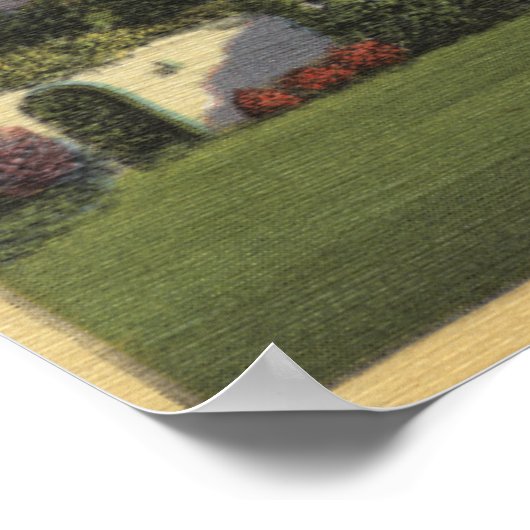 Herbert Hoover's Home, Stanford U. ポスター (角)