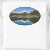 Herbert Lake、Banff NP、カナダ 楕円形シール (バッグ)