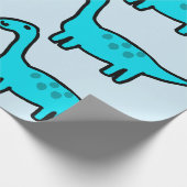 Herbert the Blue Dinosaur Wrapping Paper ラッピングペーパー (角)