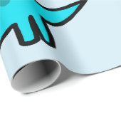 Herbert the Blue Dinosaur Wrapping Paper ラッピングペーパー (ロールコーナー)