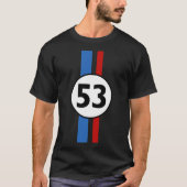 Herbie 53  Racing Car 1963 Circle Logo 2   Tシャツ (正面)