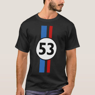 Herbie 53  Racing Car 1963 Circle Logo 2   Tシャツ
