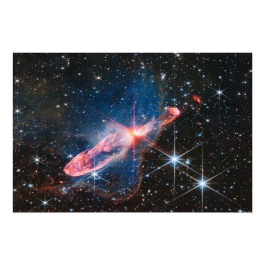 Herbig-Haro 46/47 (NIRCam Image) James Webb Photo フォトプリント (正面)
