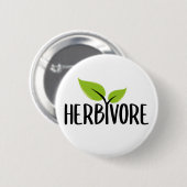 Herbivore、ビーガン・アクティビズム 缶バッジ (正面&裏面)
