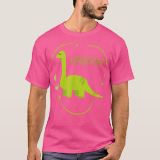 Herbivore Brachiosaurus Dinosaur Funny Vegetarian  Tシャツ