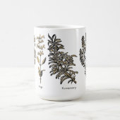 Herbs Parsley Sage Rosemary & Thyme コーヒーマグカップ (中央)
