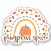 Herbst Aufkleber Pumpkin Spice シール (正面)