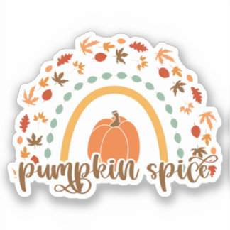 Herbst Aufkleber Pumpkin Spice シール