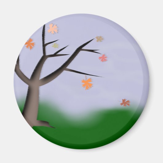 Herbst autumn マグネット (正面)