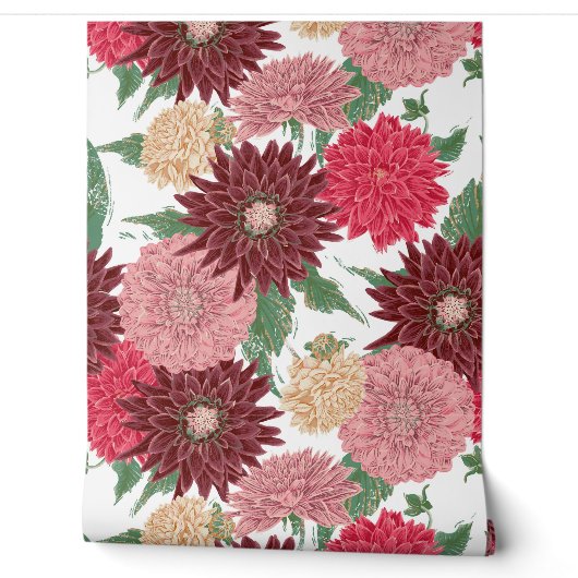 Herbst Blumen Dahlien 壁紙 (ほどく)