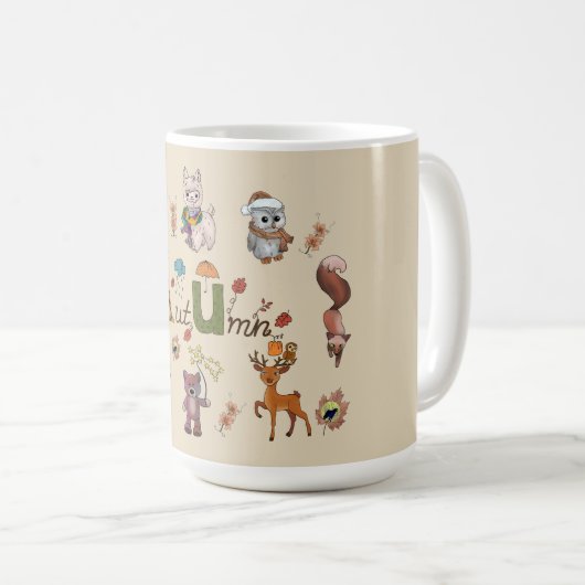 Herbstbild コーヒーマグカップ (正面右)