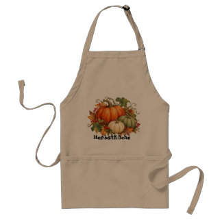 Herbstküche – Kochschürze mit Kürbissen und Herbst スタンダードエプロン