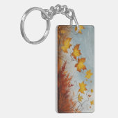 Herbstlicher Acryl Schlüsselanhänger キーホルダー (正面左)