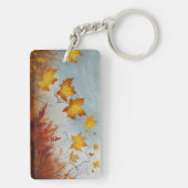 Herbstlicher Acryl Schlüsselanhänger キーホルダー (裏面)