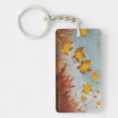 Herbstlicher Acryl Schlüsselanhänger キーホルダー (正面)