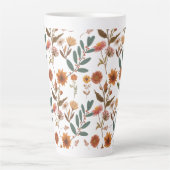 Herbstlicher Blütenflor カフェラテマグ (正面)