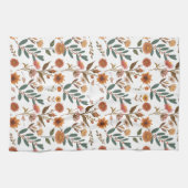 Herbstlicher Blütenflor キッチンタオル (横)