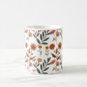 Herbstlicher Blütenflor コーヒーマグカップ (中央)