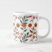 Herbstlicher Blütenflor ジャンボコーヒーマグカップ (右)