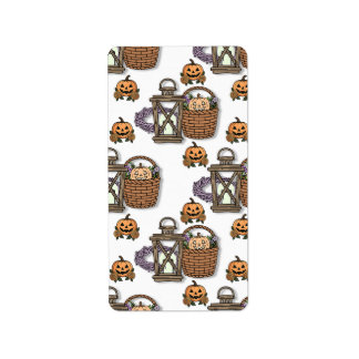 Herbstlicher Kürbiszauber ラベル