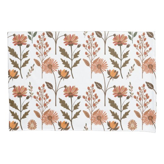 Herbstliches Blumenarrangement 枕カバー (正面)