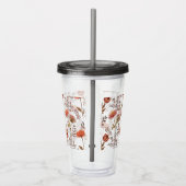 Herbstliches Blütenmosaik アクリルタンブラー (右)
