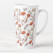 Herbstliches Blütenmosaik カフェラテマグ (右)