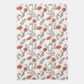 Herbstliches Blütenmosaik キッチンタオル (縦)