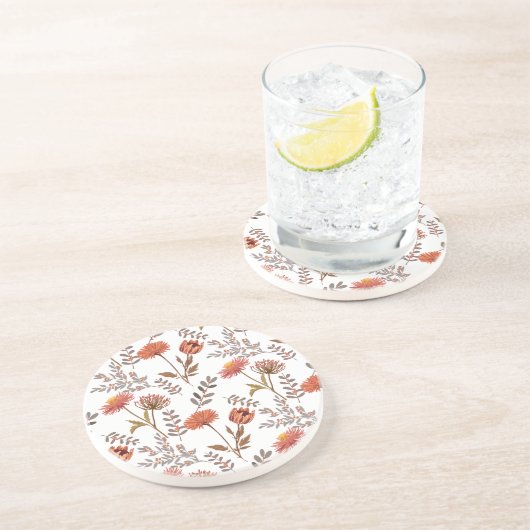 Herbstliches Blütenmosaik コースター (側面)
