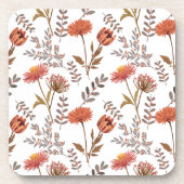 Herbstliches Blütenmosaik コースター (正面)