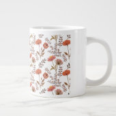 Herbstliches Blütenmosaik ジャンボコーヒーマグカップ (右)