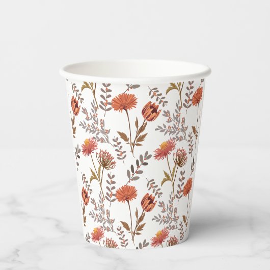 Herbstliches Blütenmosaik 紙コップ (裏面)