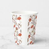 Herbstliches Blütenmosaik 紙コップ (右)