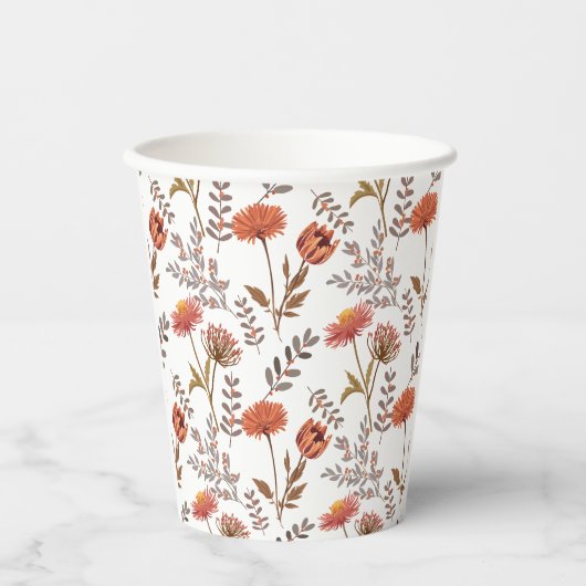 Herbstliches Blütenmosaik 紙コップ (正面)