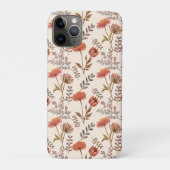 Herbstliches Blütenmosaik Case-Mate iPhoneケース (裏)
