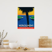 Herceg Novi,モンテネグロ,ユーゴスラビアのヴィンテージ旅行 ポスター (キッチン)