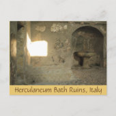 Herculaneum Bath Restes, Campania，イタリアのはがき ポストカード (正面)