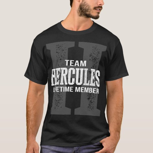 HERCULESチーム終身会員 Tシャツ (正面)