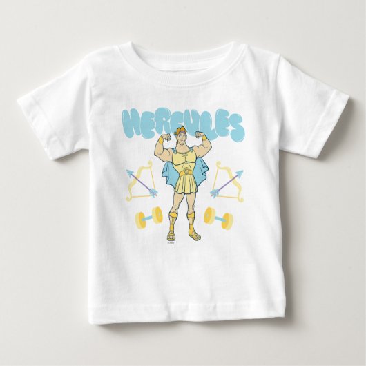 Hercules Arrows and Dumbbells Flex Baby T-Shirt ベビーTシャツ (正面)