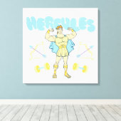 Hercules Arrows and Dumbbells Flex Canvas Print キャンバスプリント (インサイチュ (ウッドフロア))