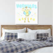 Hercules Arrows and Dumbbells Flex Canvas Print キャンバスプリント (インサイチュ (寝室))