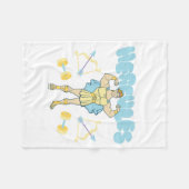 Hercules Arrows and Dumbbells Flex Fleece Blanket フリースブランケット (正面(横))