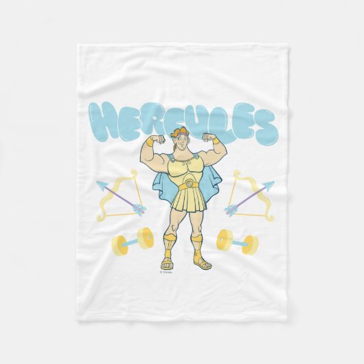 Hercules Arrows and Dumbbells Flex Fleece Blanket フリースブランケット (正面)