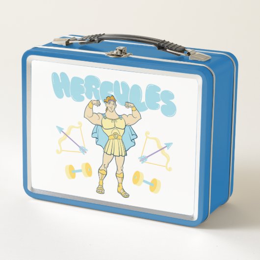 Hercules Arrows and Dumbbells Flex Metal Lunch Box メタルランチボックス (正面)