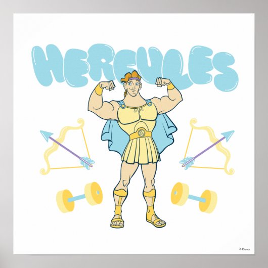 Hercules Arrows and Dumbbells Flex Poster ポスター (正面)