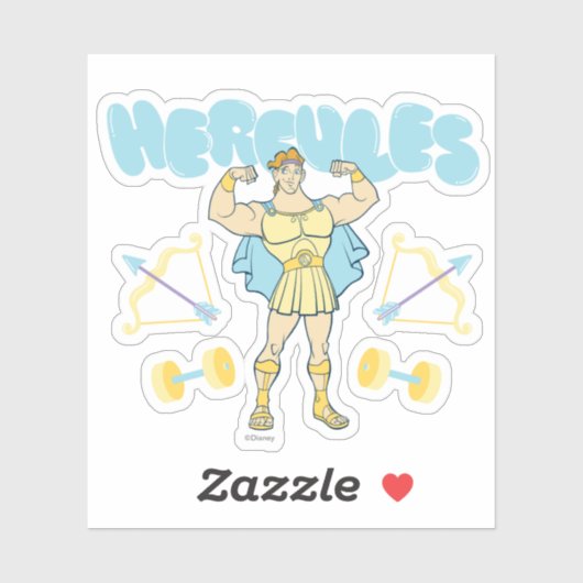 Hercules Arrows and Dumbbells Flex Sticker シール (シート)