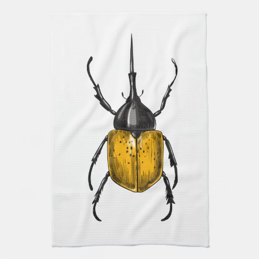 Hercules beetle キッチンタオル (縦)