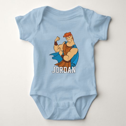Hercules Bicep Flex Baby Bodysuit ベビーボディスーツ (正面)