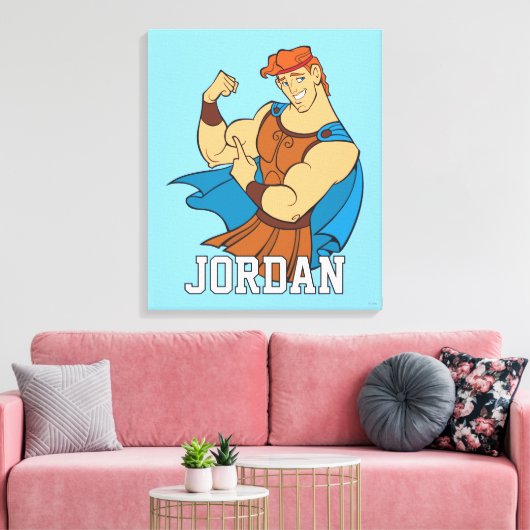Hercules Bicep Flex Canvas Print キャンバスプリント (インサイチュ (リビング))